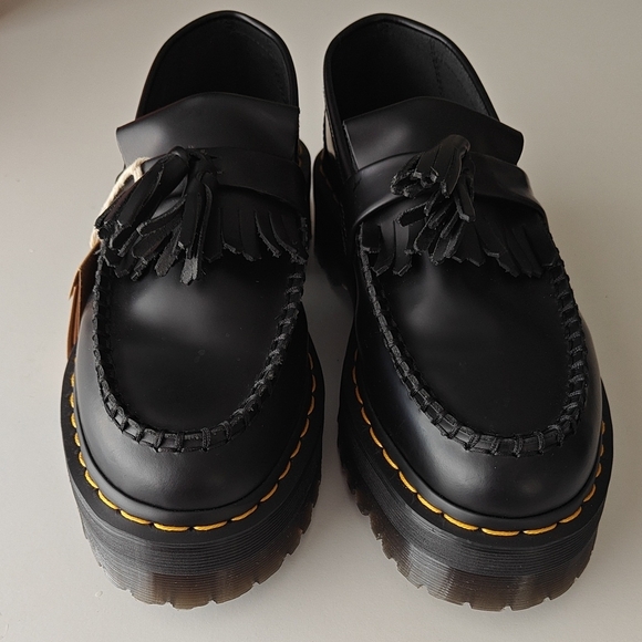 Dr. Martens Black Adrian Quad Loafers - Picture 5 of 9